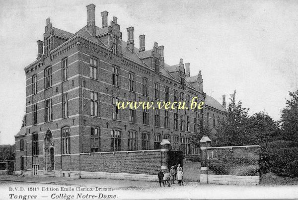 postkaart van Tongeren Collège Notre-Dame