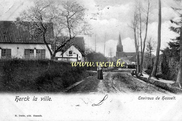 ancienne carte postale de Herck-la-Ville Environs de Hasselt