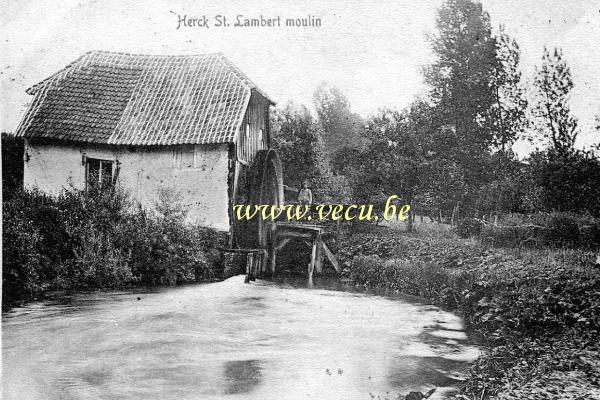 ancienne carte postale de Herck-St-Lambert Moulin