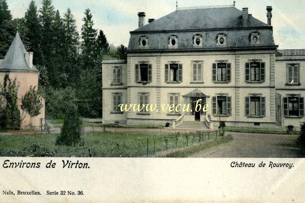 ancienne carte postale de Rouvroy Château de Rouvroy