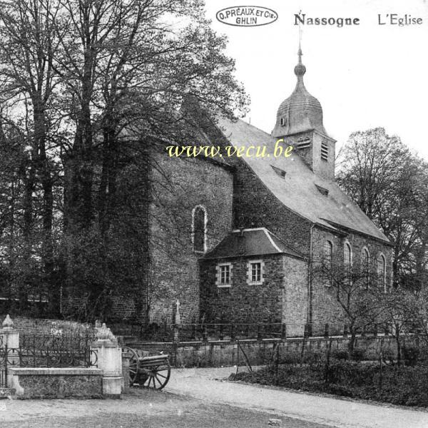 postkaart van Nassogne L'Eglise