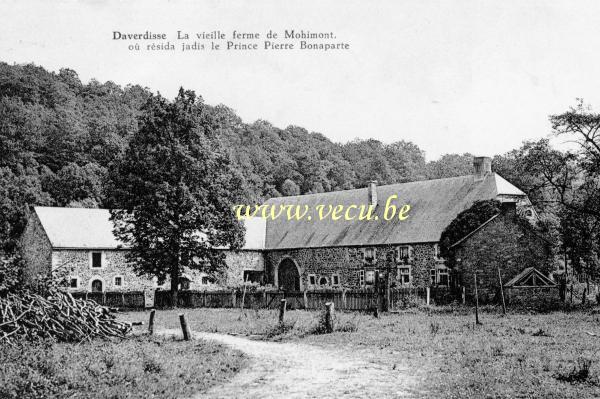 ancienne carte postale de Daverdisse La vieille ferme de Mohimont