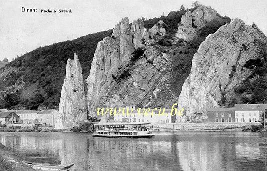 ancienne carte postale de Dinant Roche à Bayard