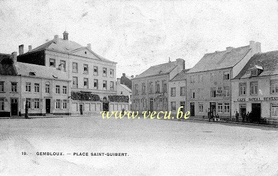postkaart van Gembloux Place Saint-Guibert