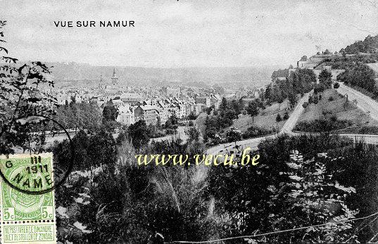 ancienne carte postale de Namur Vue sur Namur