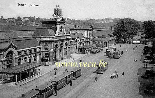 ancienne carte postale de Namur La Gare