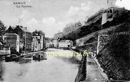 ancienne carte postale de Namur La Sambre