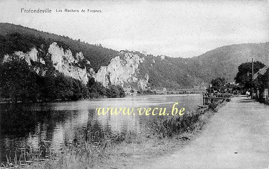 postkaart van Profondeville Les Rochers de Fresnes