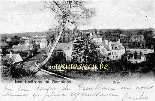 postkaart van Mazy Les Environs de Gembloux