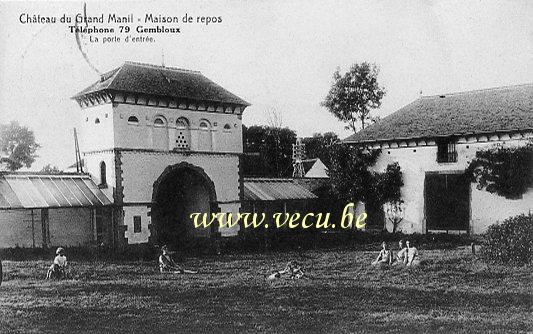 postkaart van Gembloux Château du Grand Manil - Maison de Repos