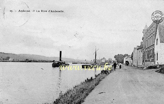 postkaart van Andenne La rive d'Andenelle