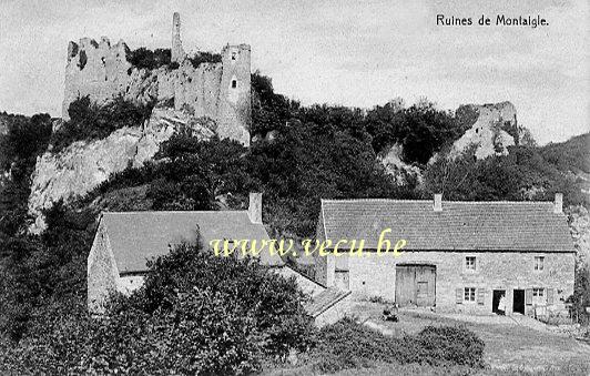 postkaart van Falaën Ruines de Montaigle