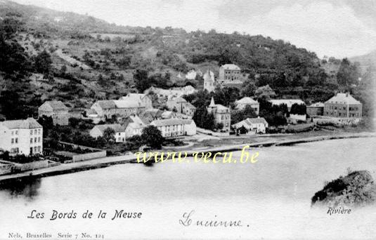 postkaart van Rivière Les bords de la Meuse