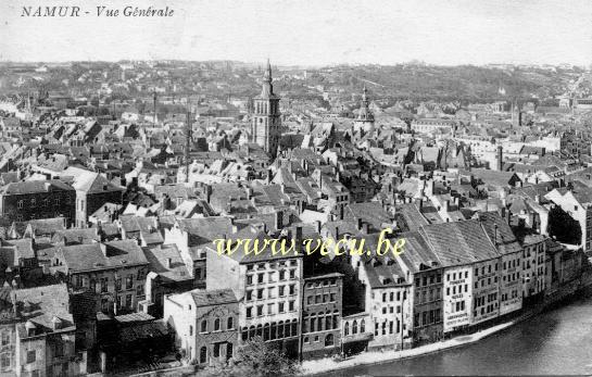 ancienne carte postale de Namur Vue générale