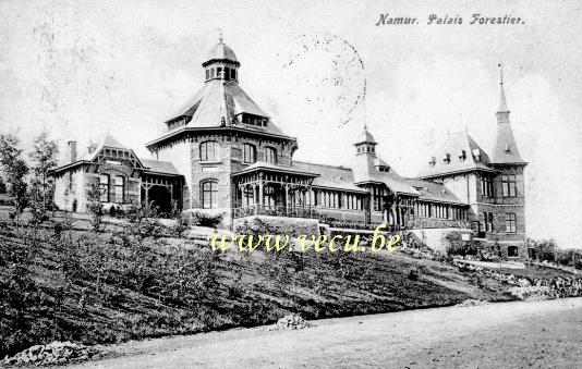postkaart van Namen Palais Forestier