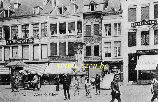 postkaart van Namen Place de l'Ange