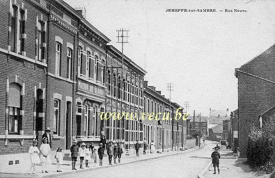 postkaart van Jemeppe-sur-Sambre Nieuwstraat