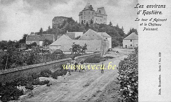 postkaart van Hastière La tour d'Agimont et le Château Puissant