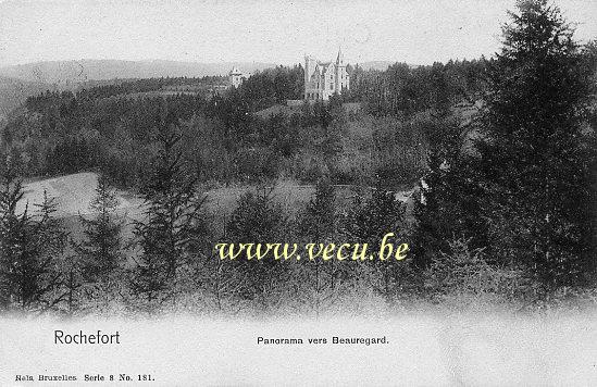 ancienne carte postale de Rochefort Panorama vers Beauregard