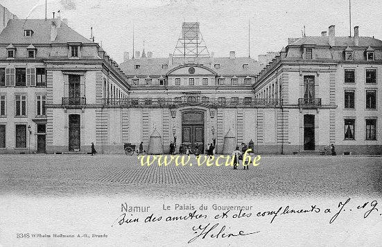 ancienne carte postale de Namur Le Palais du Gouverneur