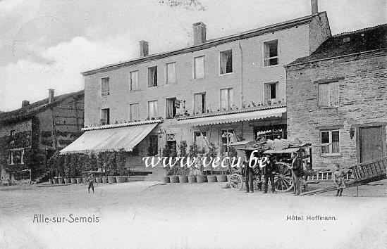 ancienne carte postale de Alle-sur-Semois Hôtel Hoffmann