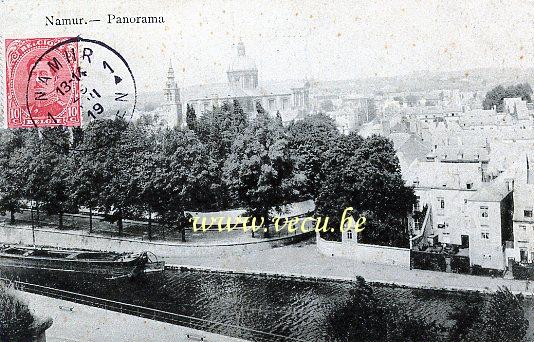 ancienne carte postale de Namur Panorama