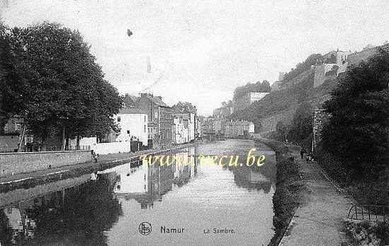 ancienne carte postale de Namur La Sambre