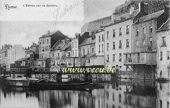 postkaart van Namen L'Ecluse et la Sambre