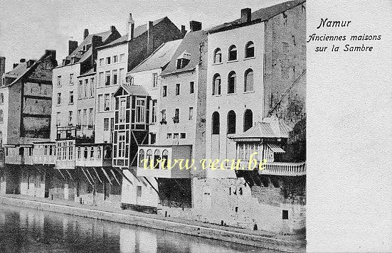 postkaart van Namen Anciennes Maisons sur la Sambre