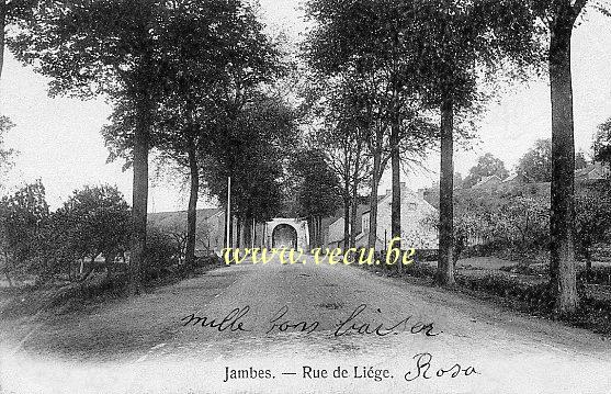 postkaart van Jambes Rue de Liège