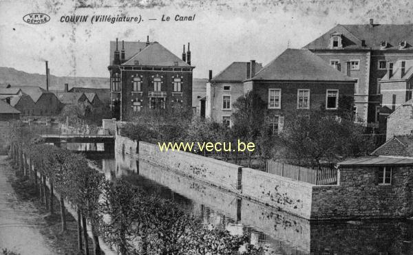 postkaart van Couvin Le Canal