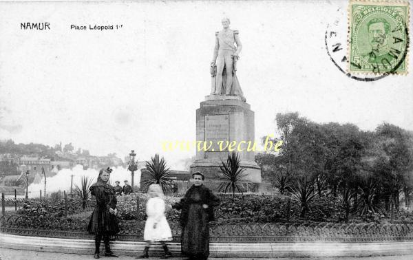 postkaart van Namen Place Léopold Ier