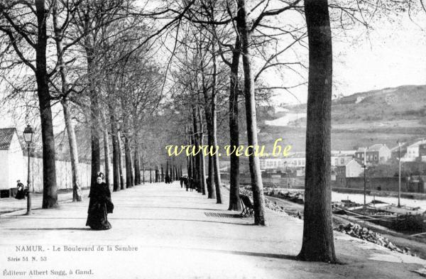 postkaart van Namen Le boulevard de la Sambre
