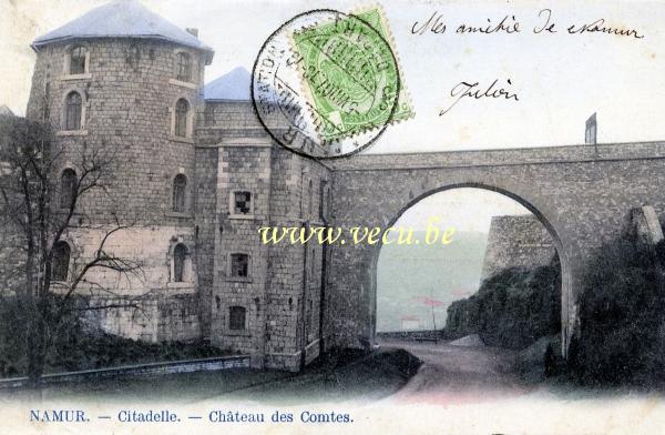 postkaart van Namen Château des Comtes