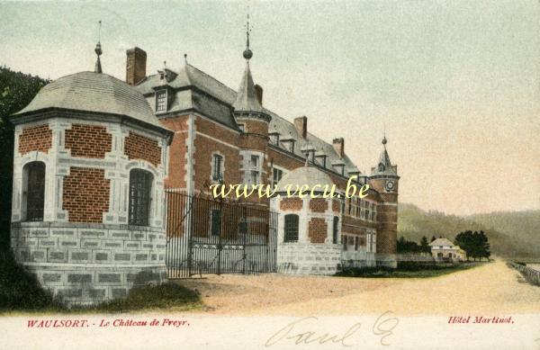 postkaart van Waulsort Kasteel van Freyr
