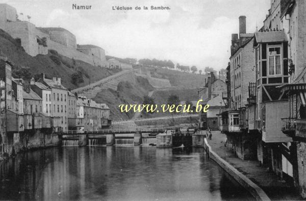 postkaart van Namen L'écluse de la Sambre