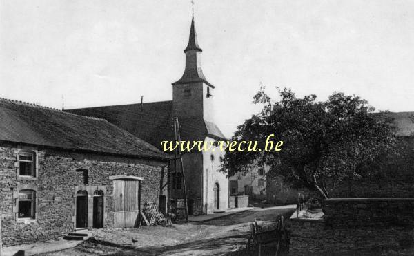 ancienne carte postale de Vresse-sur-Semois Laforêt sur Semois - L'église