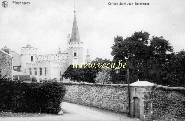 ancienne carte postale de Florennes Collège Saint-Jean Berchmans