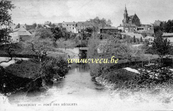 ancienne carte postale de Rochefort Pont des Récolets