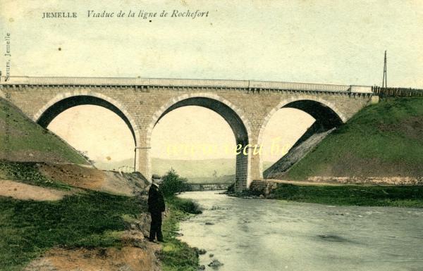 postkaart van Jemelle Viaduc de la ligne de Rochefort