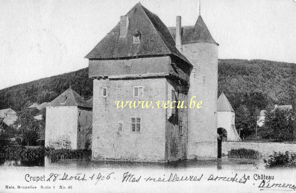 ancienne carte postale de Crupet Le Château