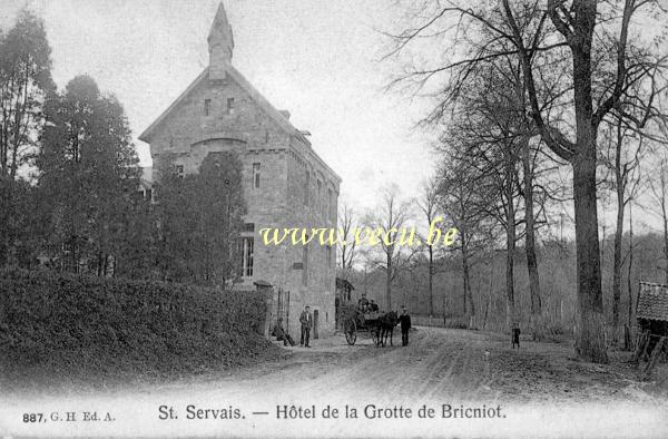 postkaart van St-Servais Hôtel de la grotte de Bricniot