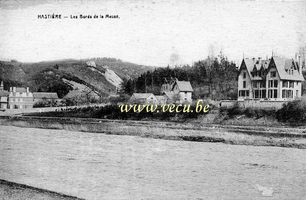 postkaart van Hastière Les bords de la Meuse