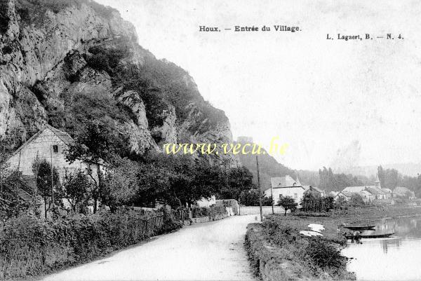 postkaart van Houx Entrée du village