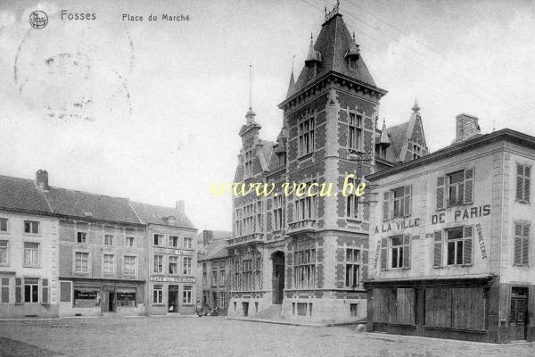postkaart van Fosses-la-Ville Rue du Marché
