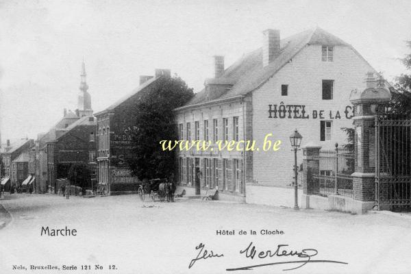 postkaart van Marche-en-Famenne Hôtel de la Cloche
