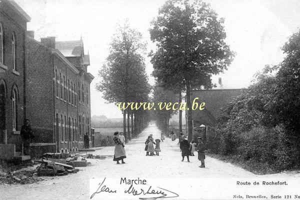 postkaart van Marche-en-Famenne Route de Rochefort