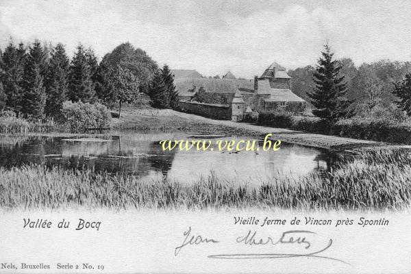postkaart van Spontin Vieille ferme de Vincon près Spontin