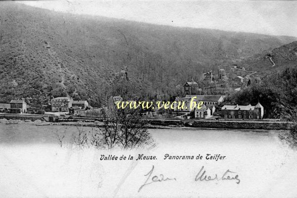 postkaart van Tailfer Vallée de la Meuse.  Panorama de Tailfer