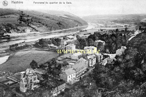 postkaart van Hastière Panorama du quartier de la Gare